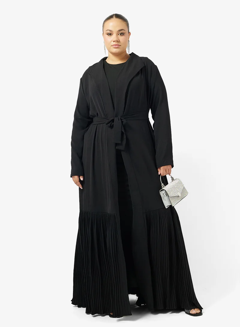 Khizana Plus Size Layered Abaya